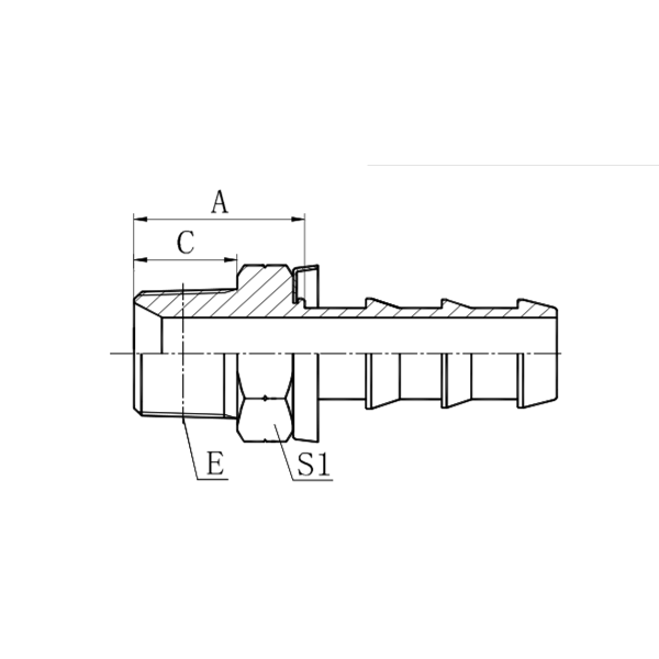 NPT Male Push On Hose Fittings Buy Stainless Steel NPT Male Push On
