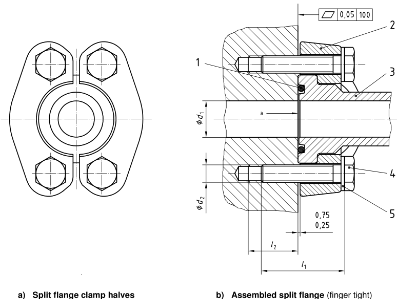 SAE Split Flange Code 61 Buy SAE Code 61 split flange dimensions, SAE